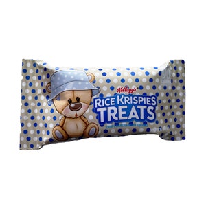 Boy Teddy Bear Rice Krispie Treats