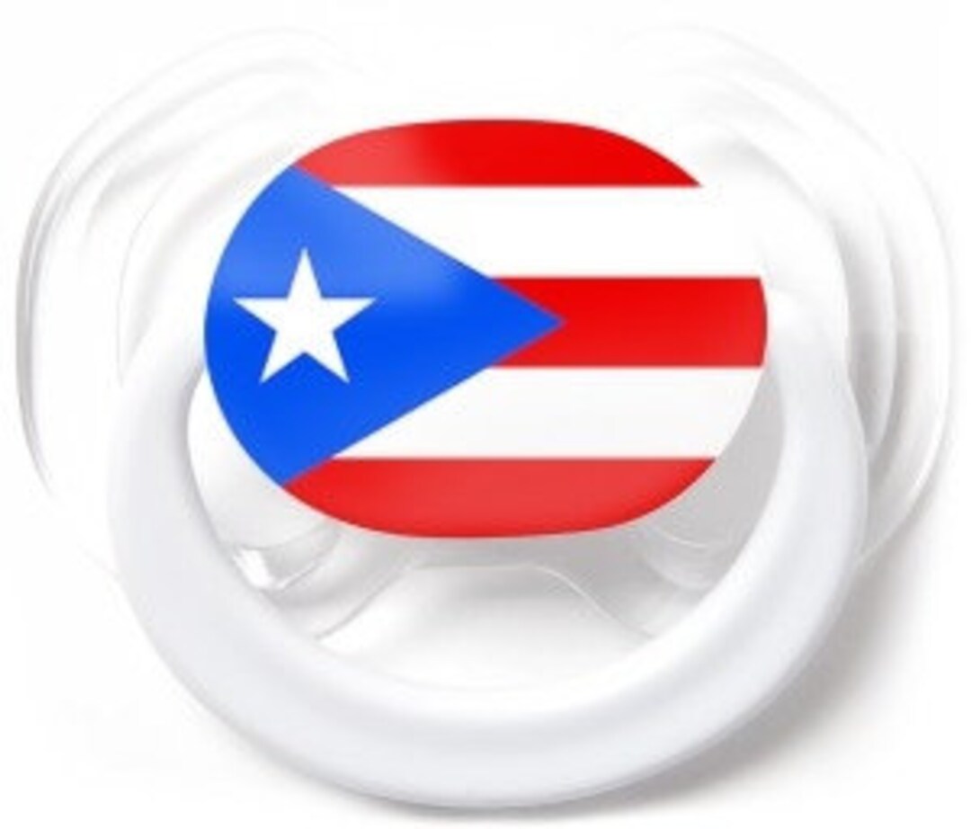 Puerto Rico Flag Pacifier Etsy