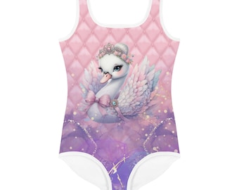 Children's swimsuit swan