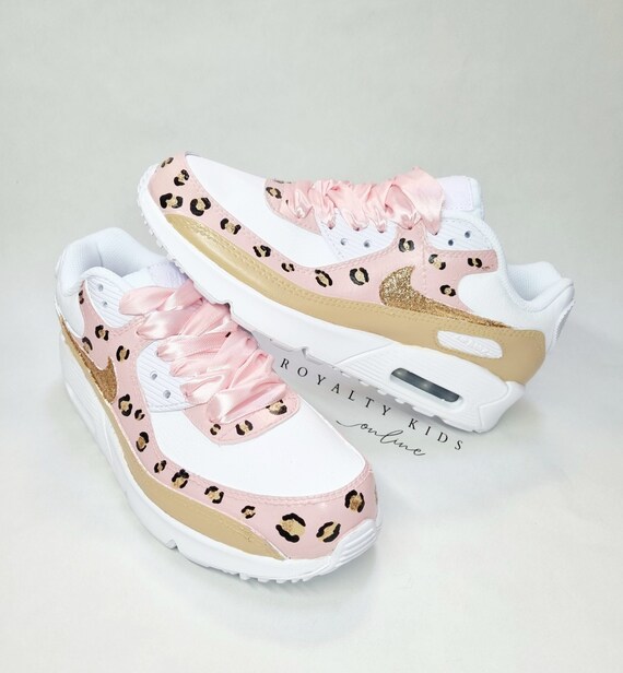 Nike Air Max Size 37.5 Custom Leopard Pink/beige - Etsy