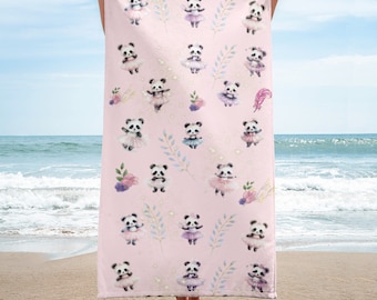 Beach towel panda