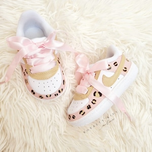 Custom Baby Nike Air Force 1 – Leopard cutie