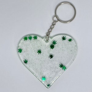 Stoned Heart Keychain