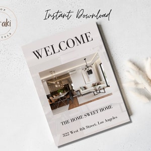 Airbnb Welcome Book Template Cabin, VRBO Welcome Book Template for Canva, Vacation Rental Welcome Book Template, Airbnb Welcome Mountain