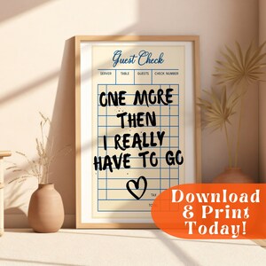 Gastscheck Druck Gastscheck Wandkunst Bar Cart Prints Gastscheck Kunst Cocktail Poster Bar Cart Art Happy Hour Druck Gastscheck Poster