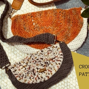 Crochet Bag Pattern For Everyday Crossbody Bag Crochet Pattern