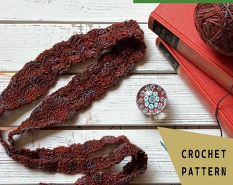 Crochet Headband Pattern Easy Twisted Tie Crochet Boho Headband Wrap Pattern