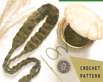 Crochet Easy Pattern Crochet Headband Boho Tie Pattern Crochet Headband Beginner Pattern