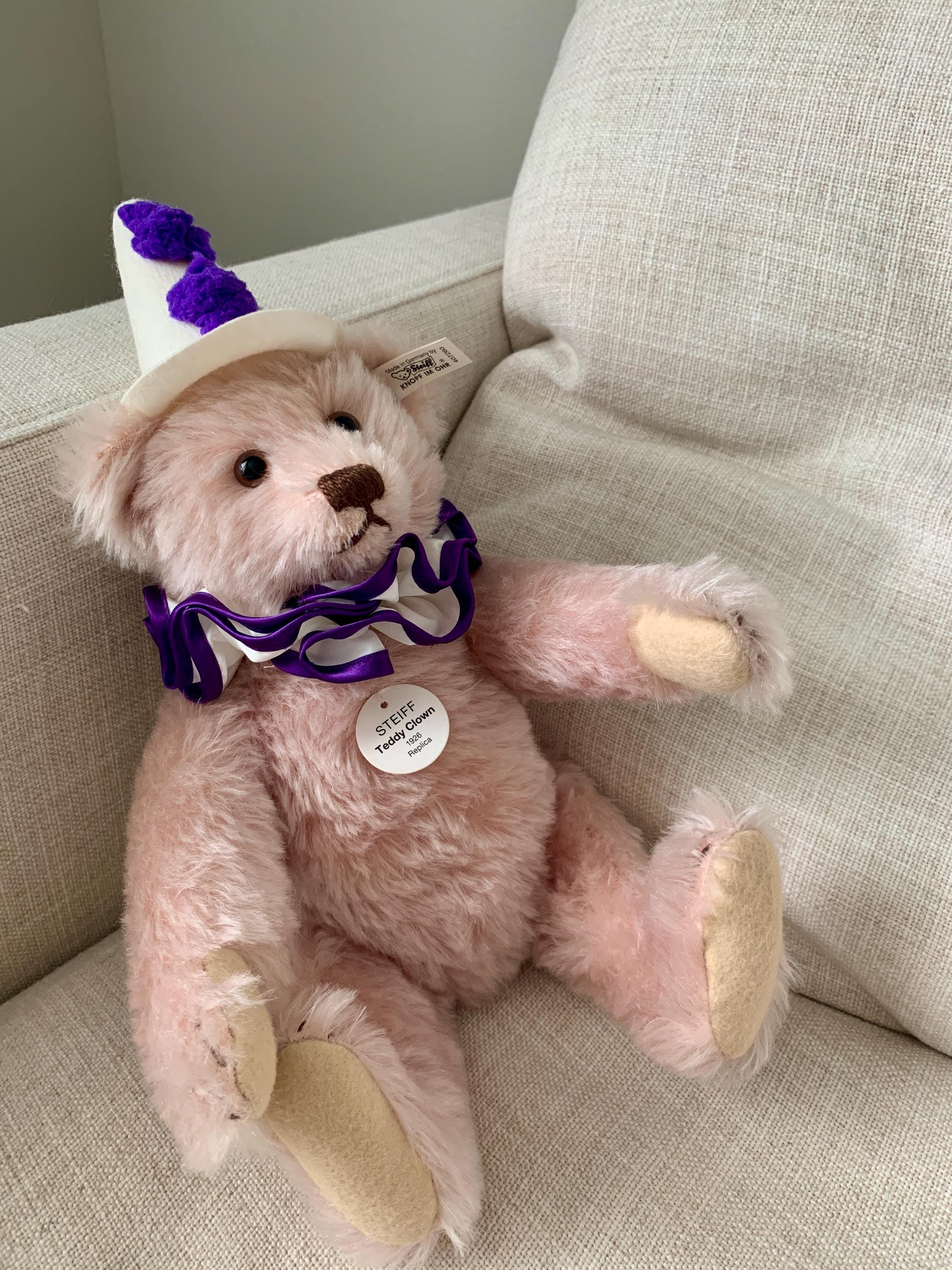 Steiff Teddy Clown Replica 1928 箱付ぬいぐるみ