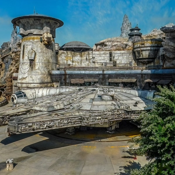 Legendary Star Wars Millennium Falcon Galaxy's Edge   Paper, Canvas, Acrylic, Metal Options for Stunning Wall Décor – Los Angeles, CA