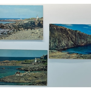 3 Vintage Maine Postcards - 1950s - Used and Unused