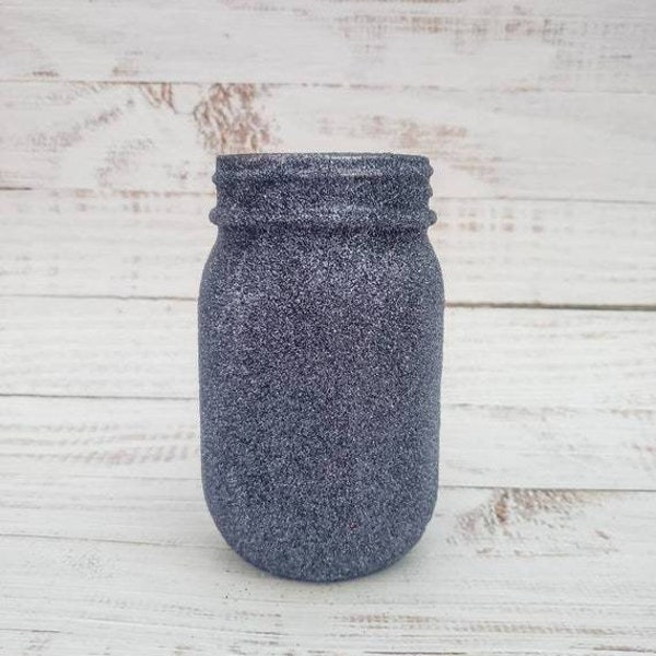 Navy Blue Mason Jars Etsy