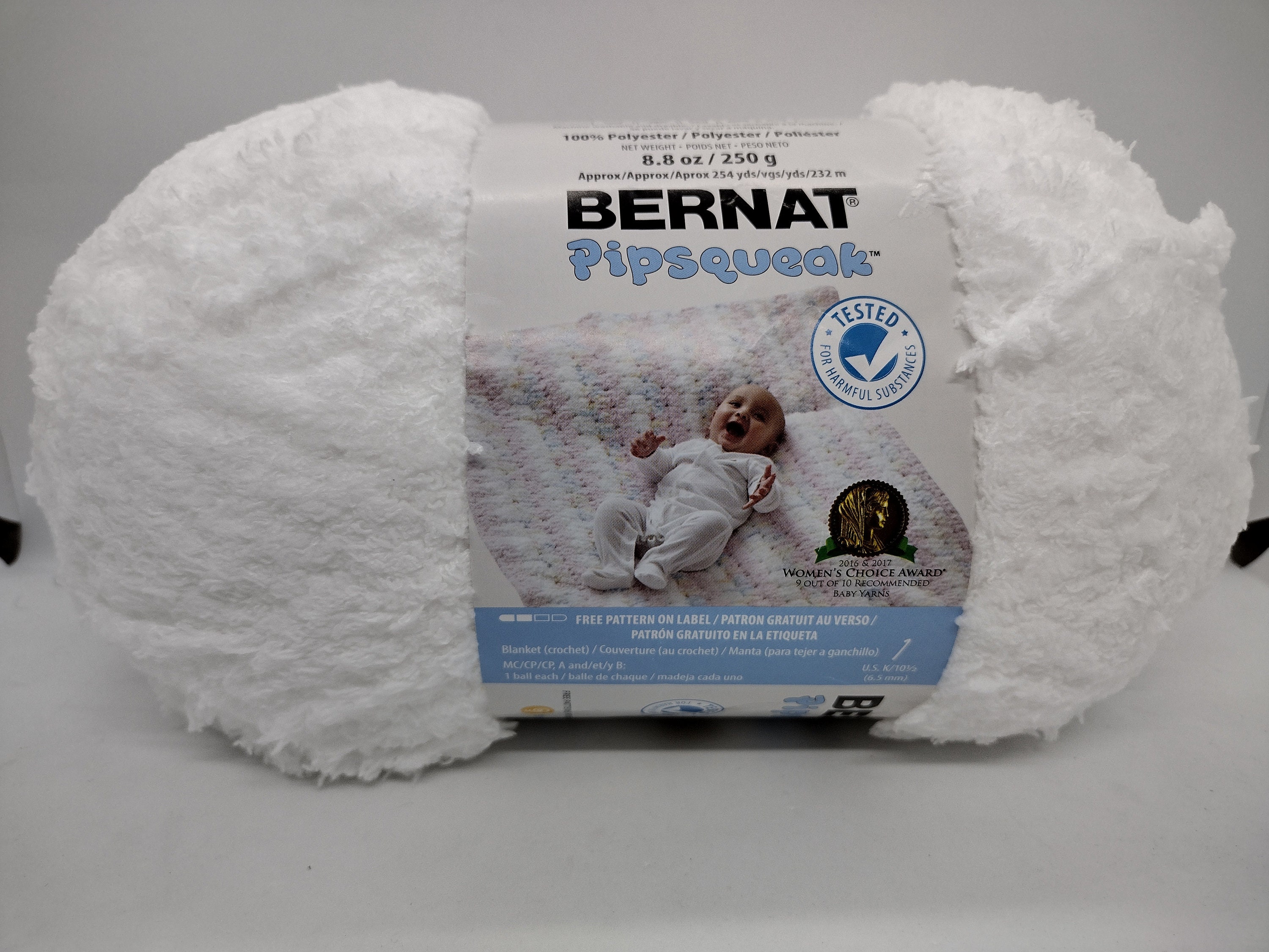Bernat Pipsqueak Whitey White 8.8 Oz Etsy