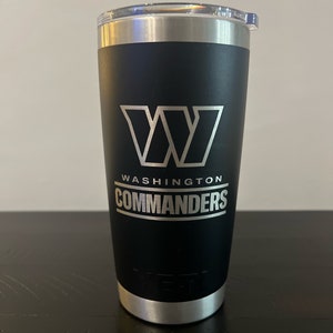 Custom Sports Team Logo Tumbler – Personalized Y3ti Tumbler for Any Sport (Football, Baseball, Hockey, Basketball)