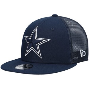 Dallas Cowboys Flat Brim Trucker Cap New Adult Adjustable Hat