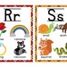 ESL or ELA Alphabet Flashcards Letters R-Z Flip Book for Kids - Etsy