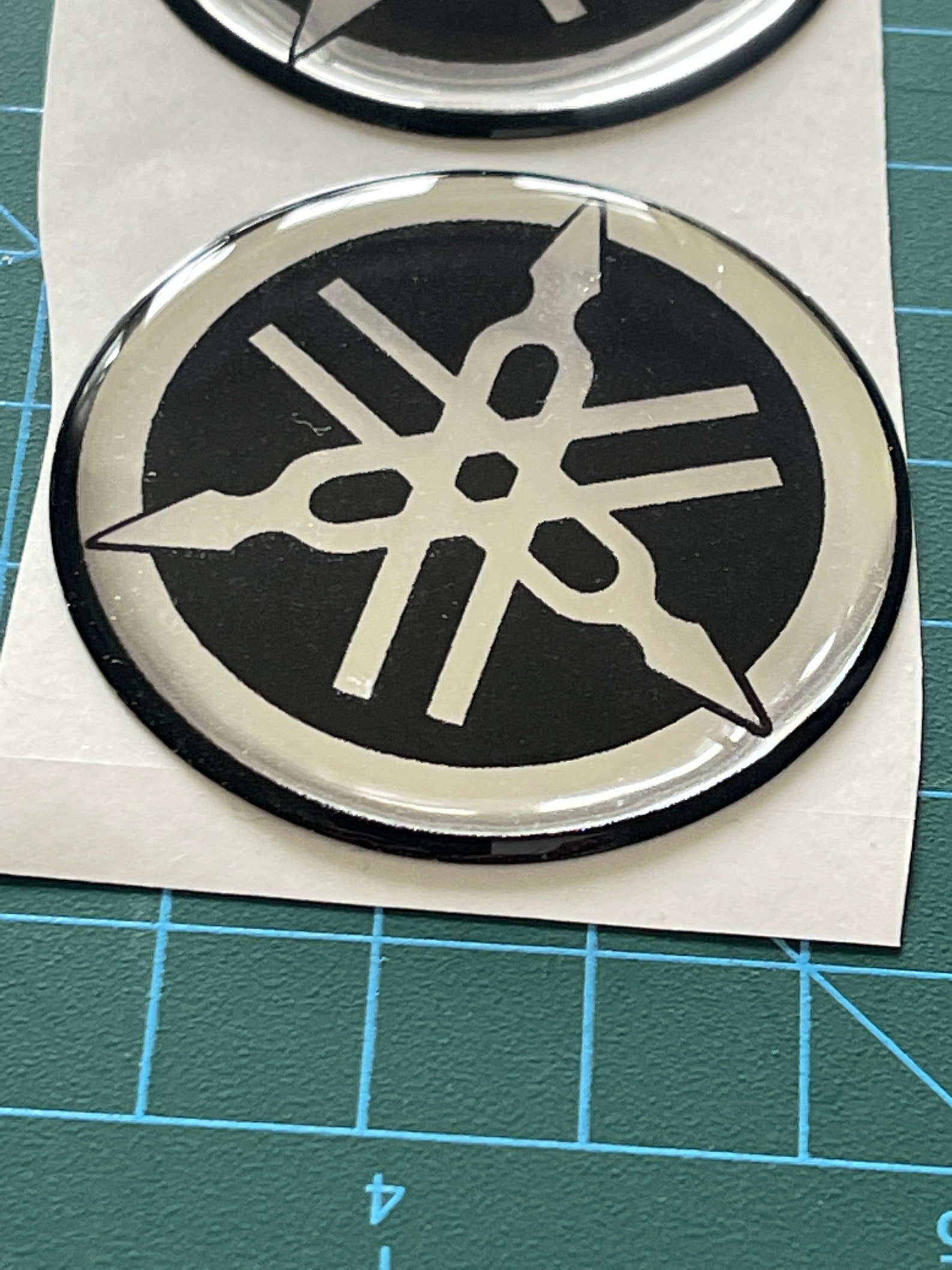 Yamaha 3D Tuning Fork Logo Sticker Emblem Decal for Fuel Tank Etsy