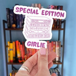 Special Edition Girlie Dekorativer Bücherstapel Aufkleber - mehrere Größen