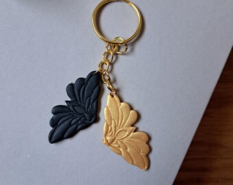 Porte-clés Fae Wing : Porte-clés fantaisie fait main en pâte polymère