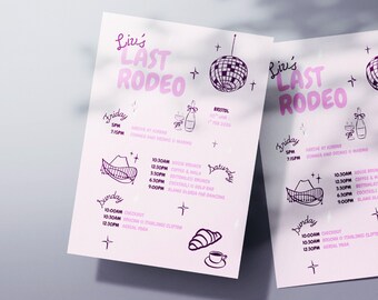 Last Rodeo Hen Party Itinerary