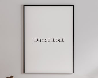 Grey's Anatomy quote poster. Christina Yang - Dance it out