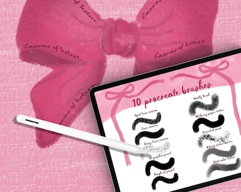 Procreate Brush Texture Brushes, Procreate Illustration, Canvas, Watercolor Brush set Procreate, Texture Art, Procreate Brush Set,