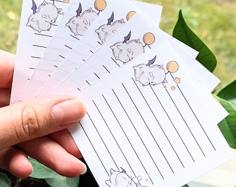 Moogle Note Sheets - Loose Papers - FFXIV - Final Fantasy