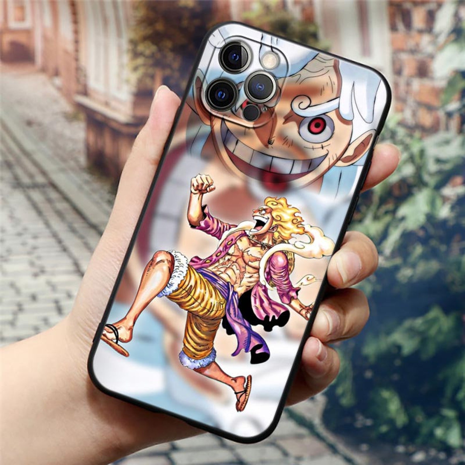 Luffy Gear 5 Case Luffy Sun God Iphone Case Anime Iphone Etsy