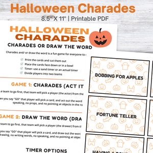 Halloween Charades | Halloween Charades for Kids | Halloween games | Charades for Kids | Halloween party games