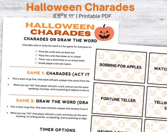 Halloween Charades | Halloween Charades for Kids | Halloween games | Charades for Kids | Halloween party games