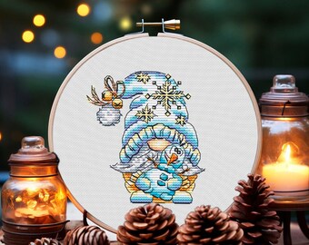 Wichtel Kreuzstich, Weihnachtswichtel, Weihnachten Kreuzstich Muster pdf, Wichtel Ornament, Lustiges Kreuzstichmuster, Einfaches Kreuzstichmuster