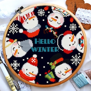 Christmas cross stitch pattern pdf, Snowman ornament, Snowman embroidery design, Embroidery designs christmas, Christmas ornaments