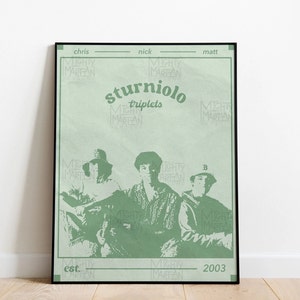 Sturniolo Triplets Wall Art Print