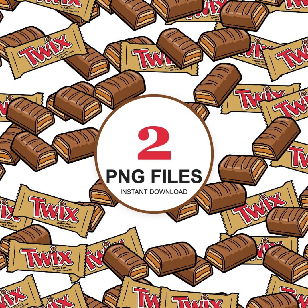 Twix Candy Bar Illustration 2 PNG Files - Twix Candy Bar Illustration ...