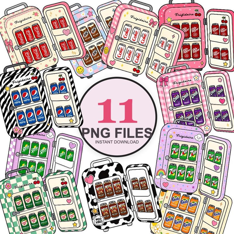 Soda Can Mini Stickers - Etsy
