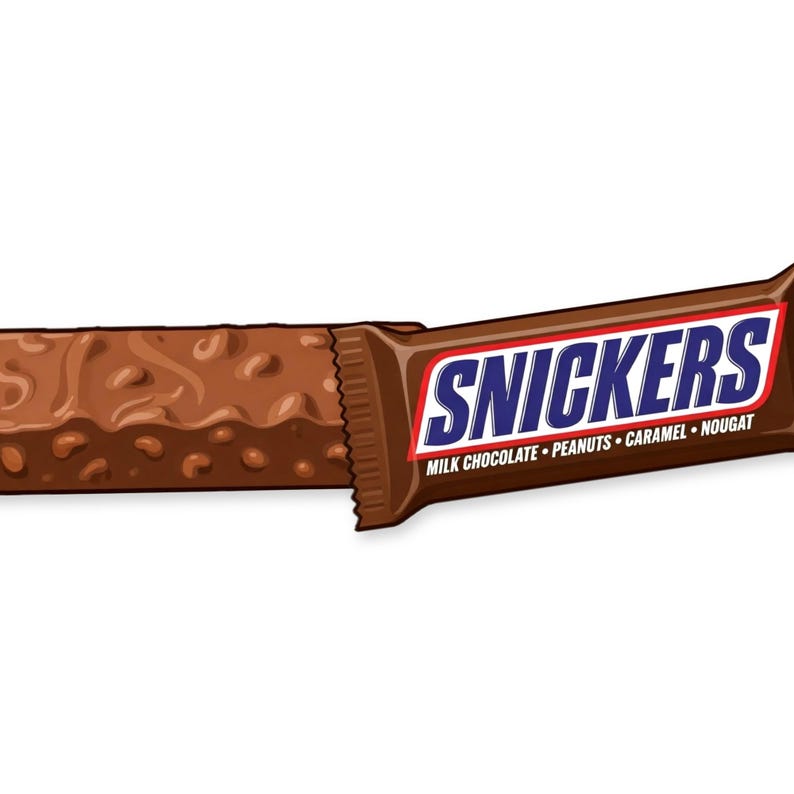 Snickers Brown Background Snickers Illustration 2PNG Files - Snickers Bar Illustration – Vector ...