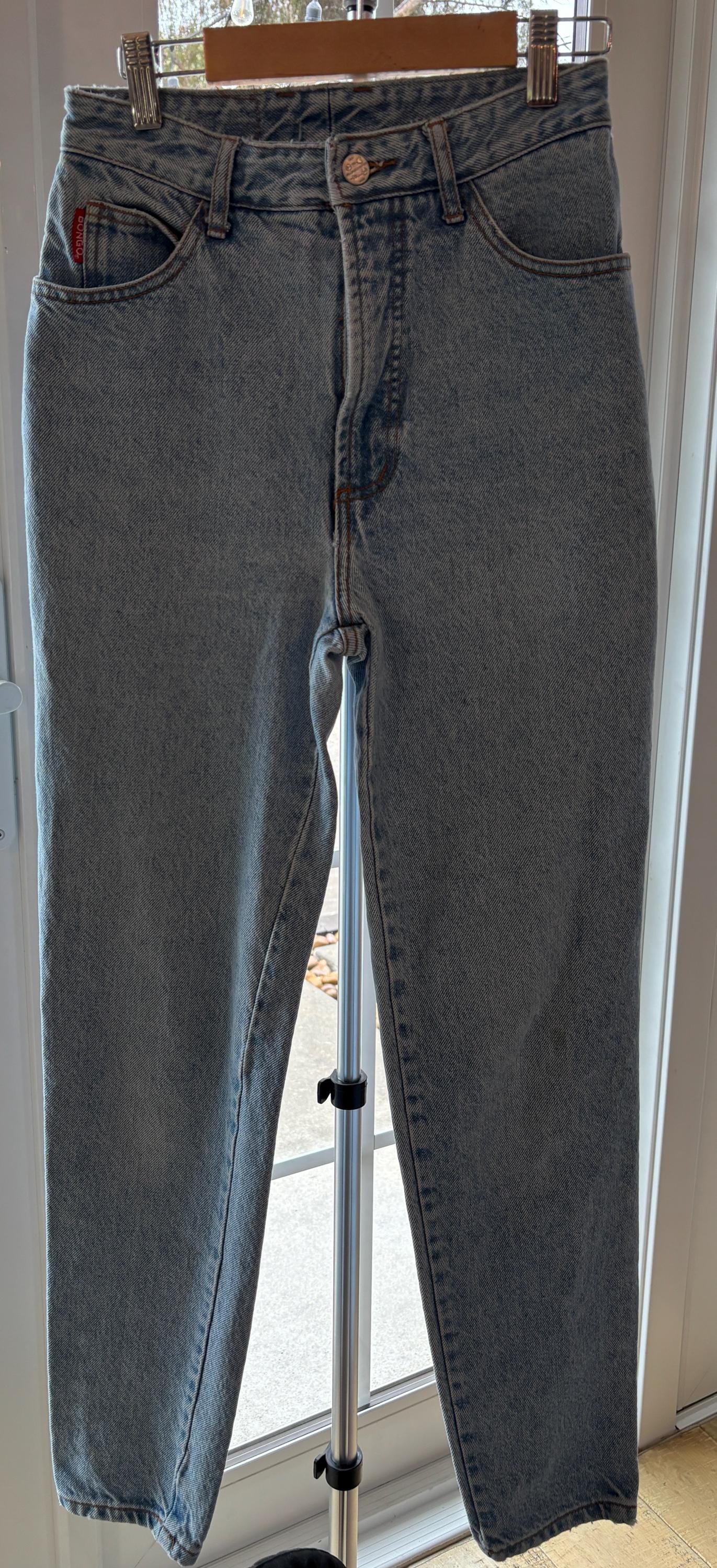 Vintage Bongo High-Rise Taper Jeans – Size 25" Waist