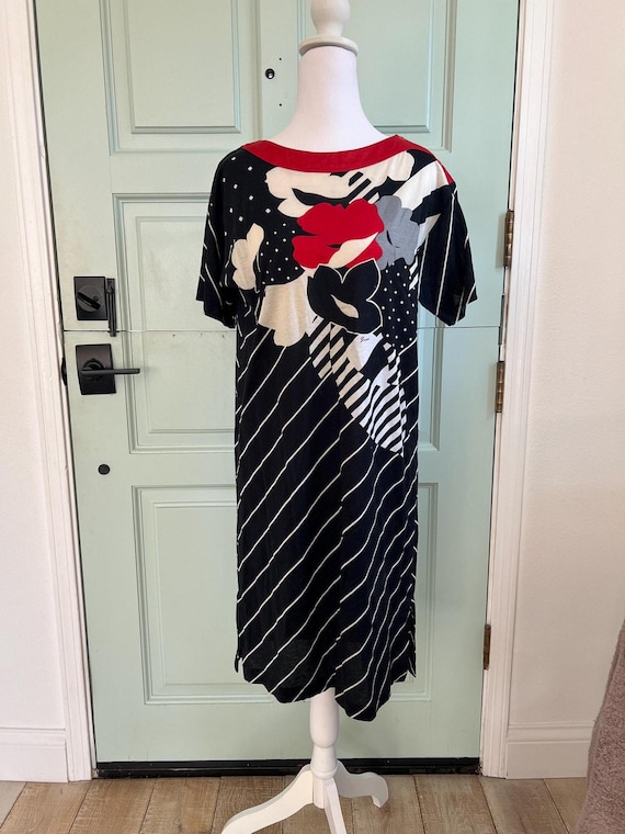 Vintage Gucci Abstract Floral Cotton Dress | 1980s Italian Designer Shift  (size 40) - Etsy