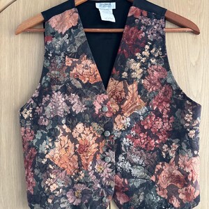 90s Tapestry Vest - Etsy