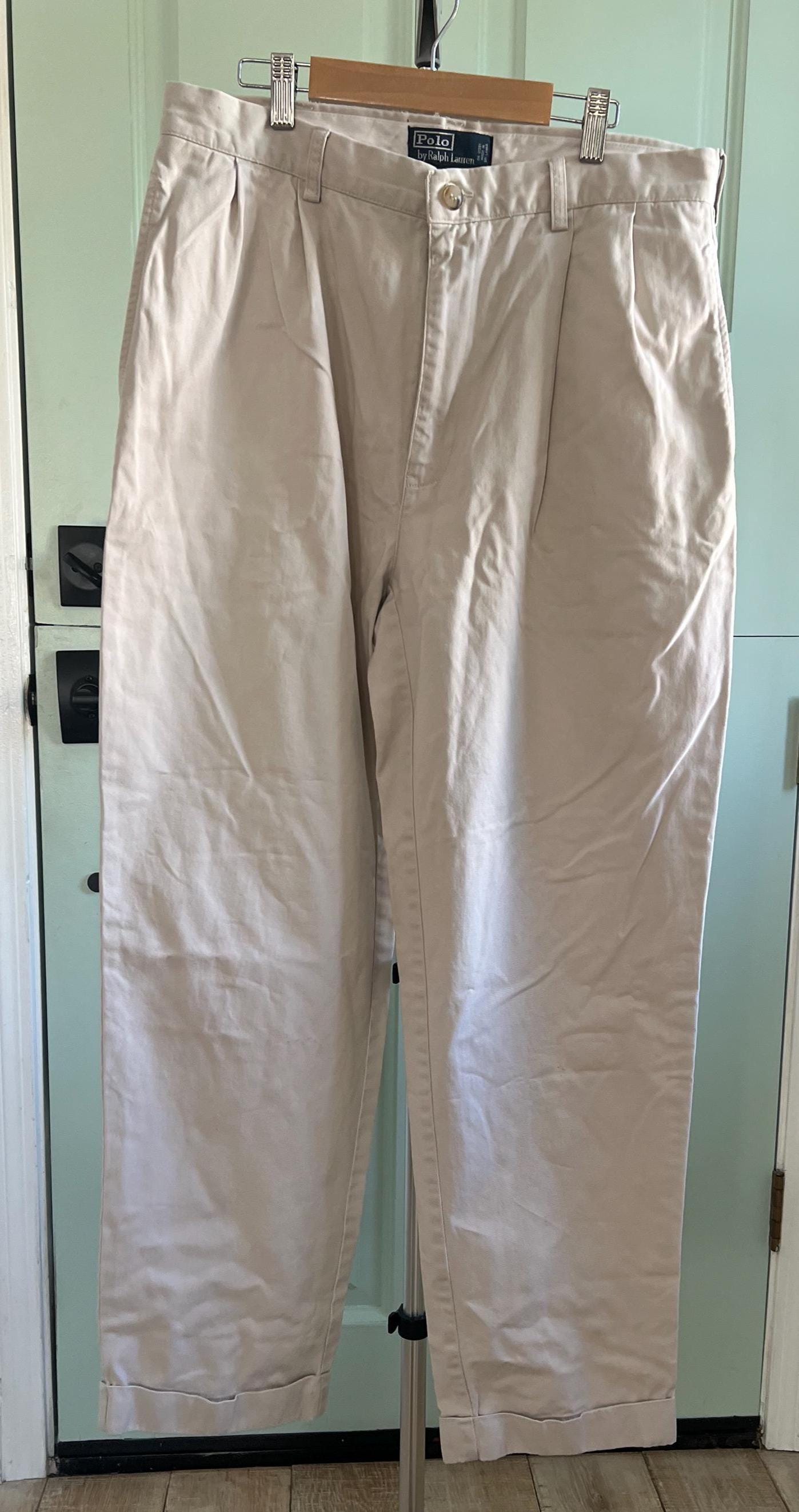 Vintage Ralph Lauren Pleated Pants - Etsy