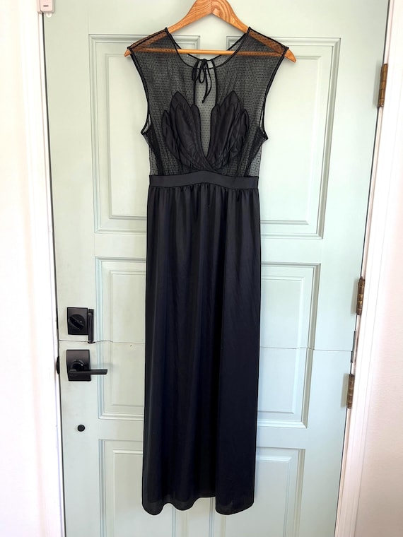 sheer slip dress black St. Agni | Sheer Silk Slip Dress main image 0