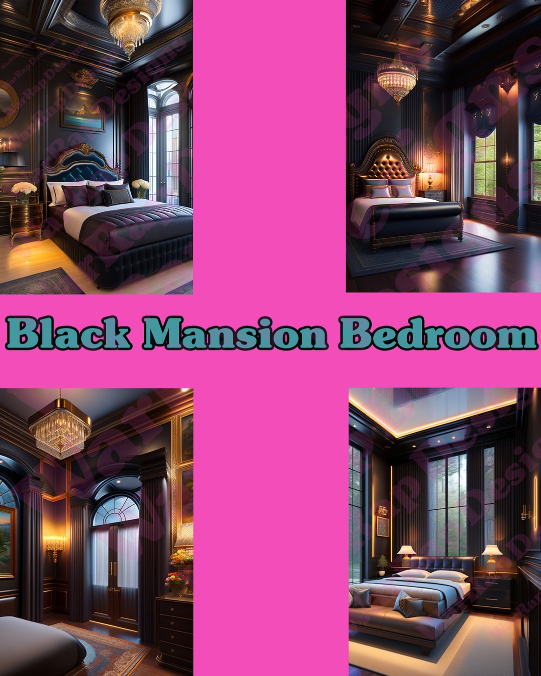 Black Mansion Bedroom
