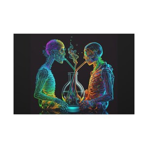Trippy Psychedelic Art, Colorful Art, Hippie Decor, Hippie Art Print, Stoner Gifts