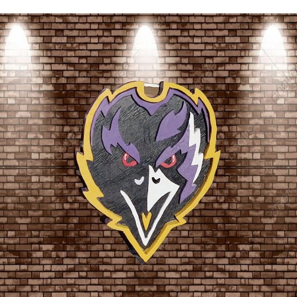 Baltimore Ravens Head Logo