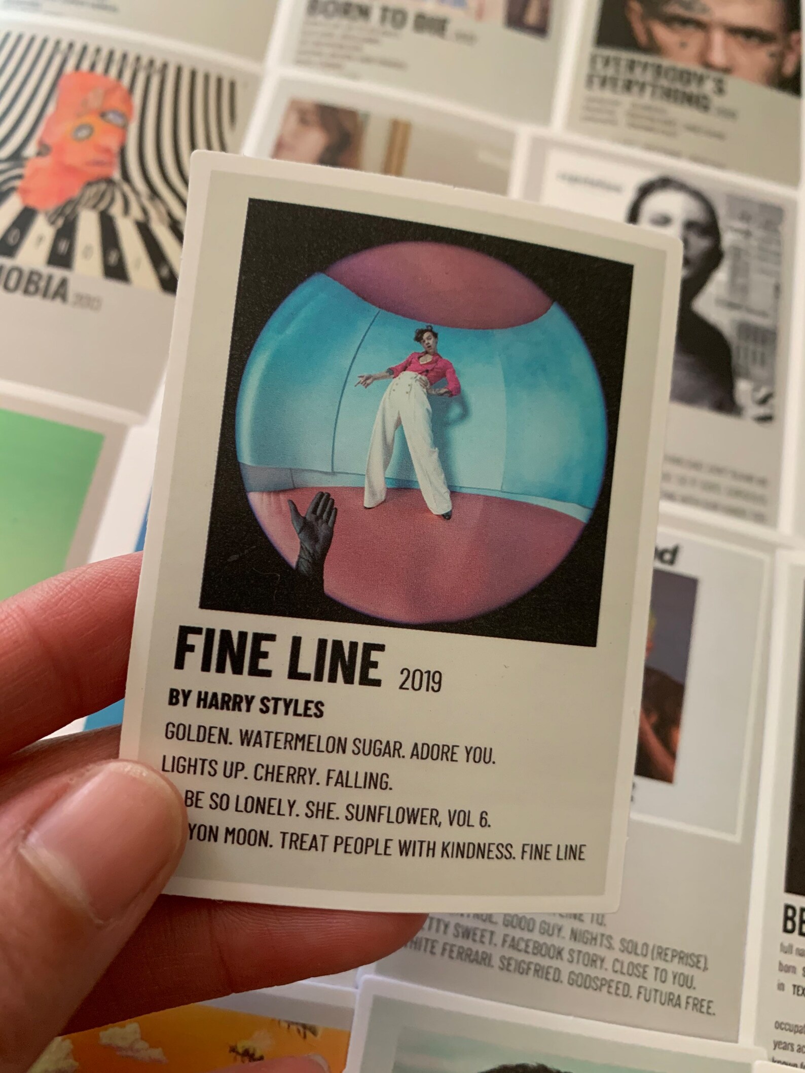 Album Covers Stickers Bundle of 24 Etsy