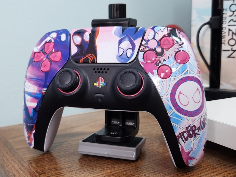 Custom PS5 Sony Dualsense Controller Spiderman Across the Spider-verse ...