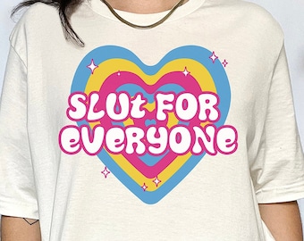 Pansexual shirt, funny pansexual shirt, pansexual pride shirt, LGBT Pride shirt, y2k pride shirt, y2k pansexual shirt, shirt for pride