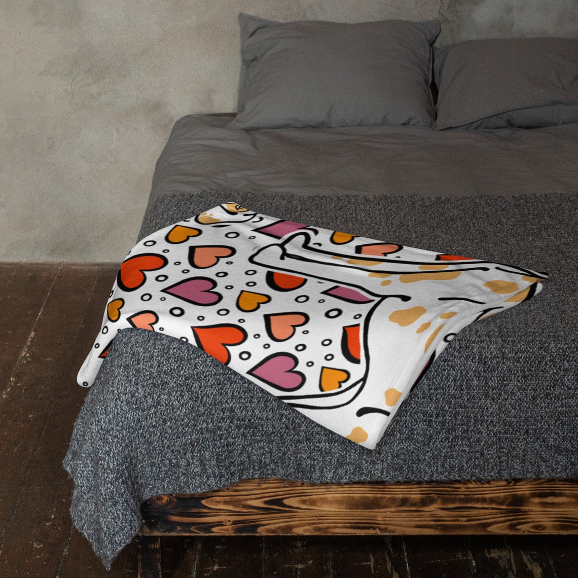 Fawnequin Great Dane Throw Blanket Holiday Dog Blanket Great Etsy