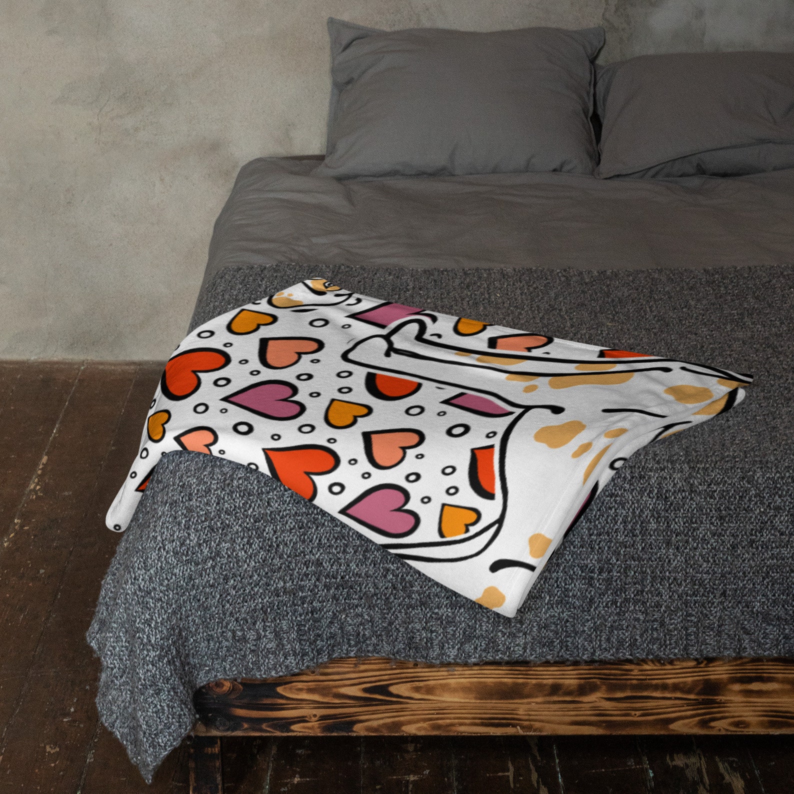 Fawnequin Great Dane Throw Blanket Holiday Dog Blanket Great Etsy