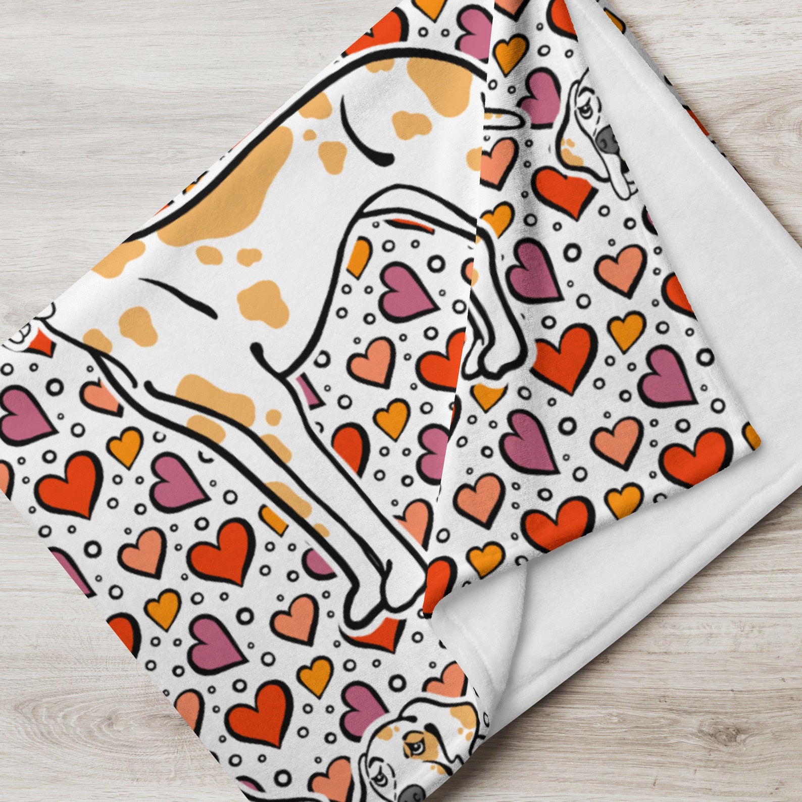 Fawnequin Great Dane Throw Blanket Holiday Dog Blanket Great Etsy